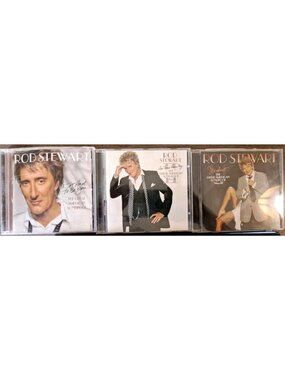 Rod Stewart The Great American Song Book Volumes 1, 2, And 3 CDs